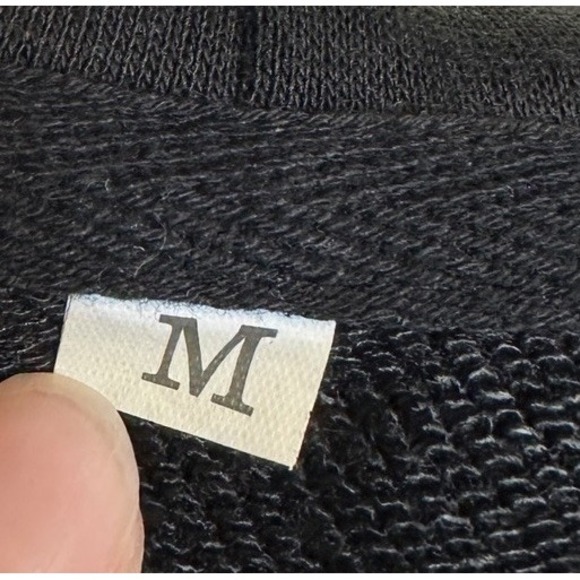 SHEIN Cartoon Smile Hoodie Pullover Faux Flannel Hooded‎ Sweatshirt Sz M GUC - Picture 2 of 6